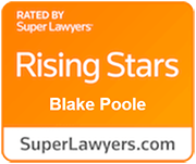 Rated by Super Lawyers Rising Stars Blake Poole SuperLawyers.com